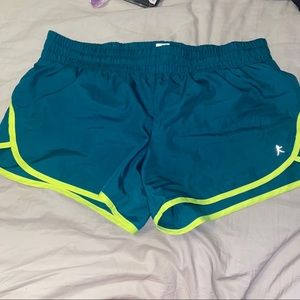 NWOT Danskin Teal Shorts